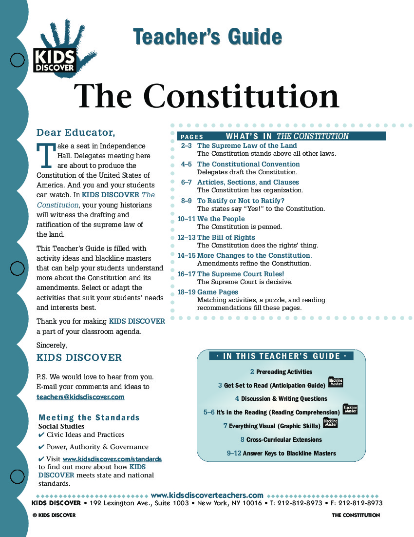 Constitution Kids Discover