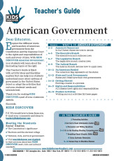 This 12-page Teacher Guide on American Government is filled with activity ideas and blackline masters that can help your students understand more about systems of government in the United States. Select or adapt the activities that suit your students’ needs and interests best.