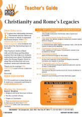 This 12-page Teacher Guide on Christianity and the Legacies of Rome is filled with activity ideas and blackline masters that can help your students understand more about Christianity under the Roman Empire. Select or adapt the activities that suit your students’ needs and interests best.