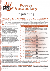 Power Vocabulary for Kids Discover Engineering