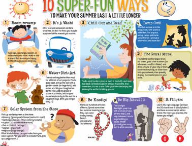 Infographic: 10 Super-Fun Ways To Make Summer Last