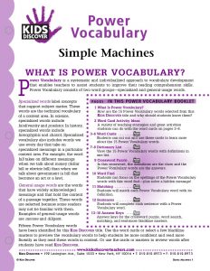 Simple Machines - Kids Discover