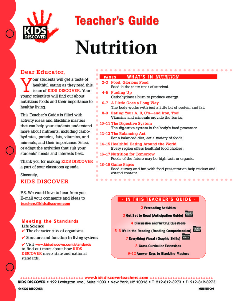 Nutrition - Kids Discover