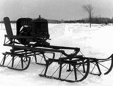 Teen Invents Snowmobile