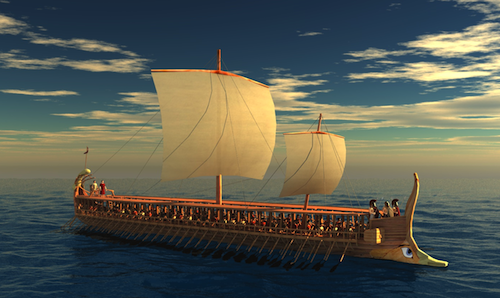 ancient greek ships