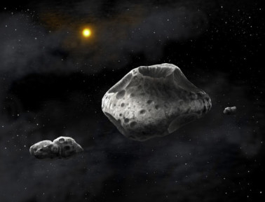 An Asteroid’s Twin Moons
