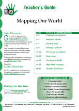 This 12-page Teacher Guide on KD2 Mapping Our World is filled with activity ideas and blackline masters that can help children understand maps and globes.