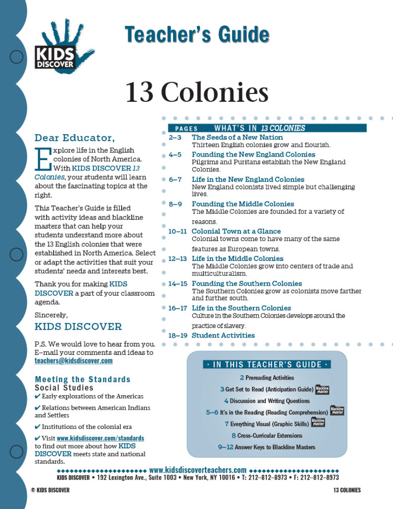 13 Colonies - Kids Discover