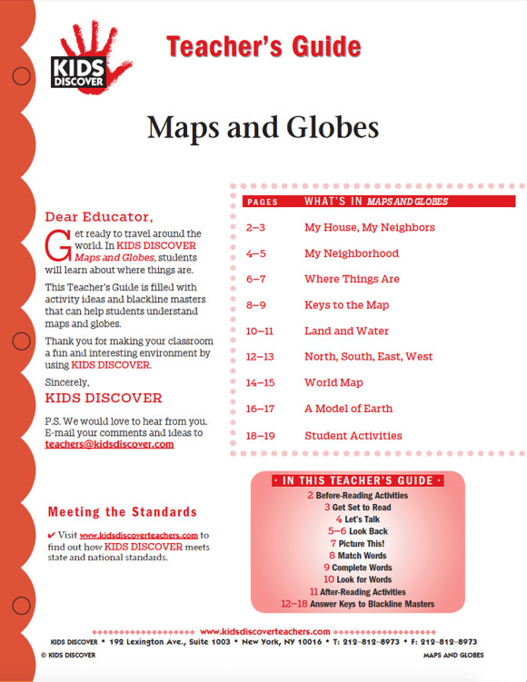 KD1 Maps and Globes Kids Discover