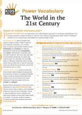 This free Vocabulary Packet for Kids Discover The World in the 20th Century is a systematic and individualized approach to vocabulary development and enables teachers to assist students in improving their reading comprehension skills.